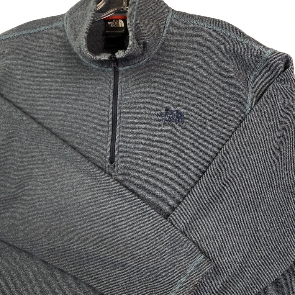 The North Face XL Blue Quarter Zip Fleece Pullover Gorpcore Hiking Outdoor Mens